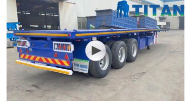 Flat Bed Semi Trailer for Sale